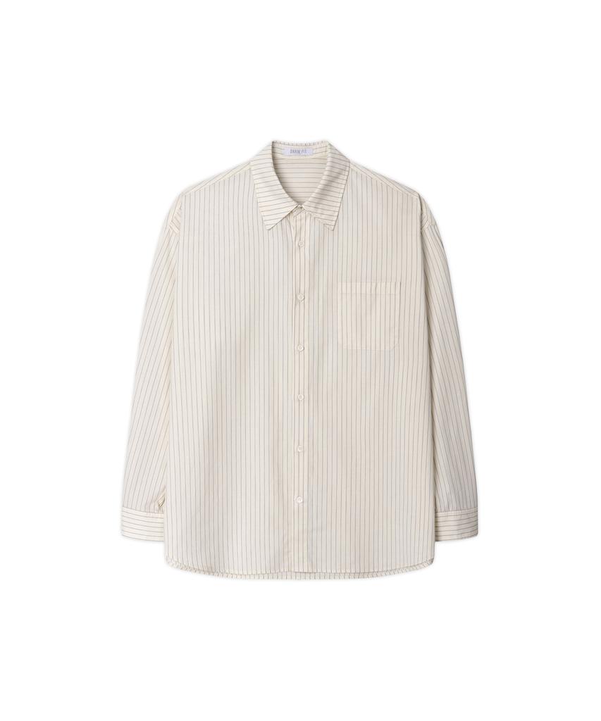 DRAW FIT Le Mal Stripe Shirt [Ivory]