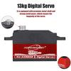 13 кг цифровой сервопривод RC сервопривод с высоким крутящим моментом, металлическая шестерня, брызгозащищенный сервопривод для 1/10 1/8 RC автомобиля RC лодки