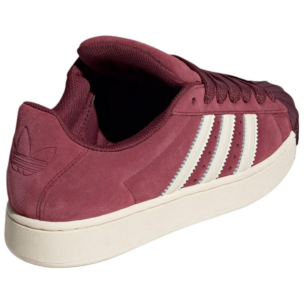 adidas Originals Superstar 2 Удобные Классические Кроссовки Женские Кроссовки Темно-Красный Кремовый KI3563