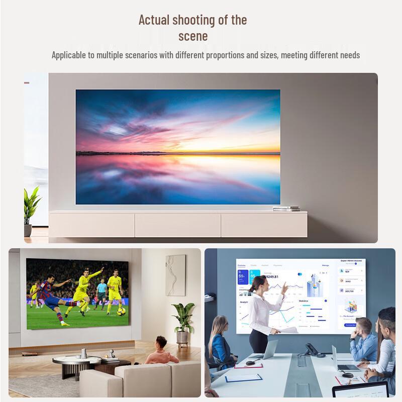 Asker 100-inch 4K HD Anti-Light Projector Screen
