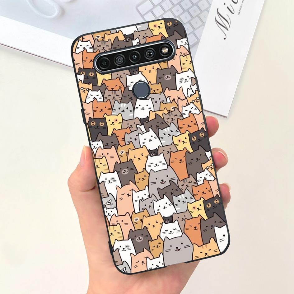 Чехол для LG K51S LMK510EMW LM-K510 Ударопрочный Чехол Милый Астронавт Мягкий Силиконовый Чехлы для Телефона Для LG K41S LM-K410 LMK410EMW Coque