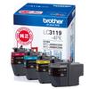 Brother Industries Ink Cartridge 4 Color Pack Compatible Model [brother Genuine] (large Capacity) LC3119-4PK Numbers MFC-J6983CDW, MFC-J6583CDW,