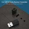 ZF-169S USB Bluetooth 5.0 Аудиоприемник Передатчик Беспроводной музыкальный адаптер Адаптер 3,5 мм AUX Jack