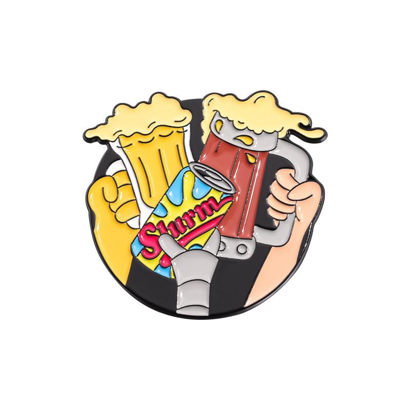 Artistic Character Cartoon Brooch Alloy Pin Eyecatching Design For Collectors And Lovers Fashion