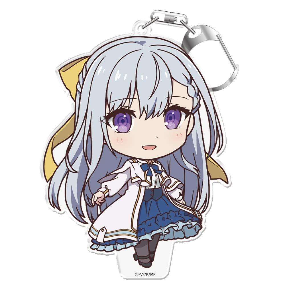 azumaker The Magical Revolution of the Reincarnated Princess Euphyllia Puni Colle Acrylic Keychain with Stand 95mm Anime Keyring