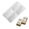 4-Cells Gold Bar Shaped Mousse Cake Baking Mold Silicone Cake Mould Long Strip Gold Brick Design Chocolate Mold Kitchen Bakeware