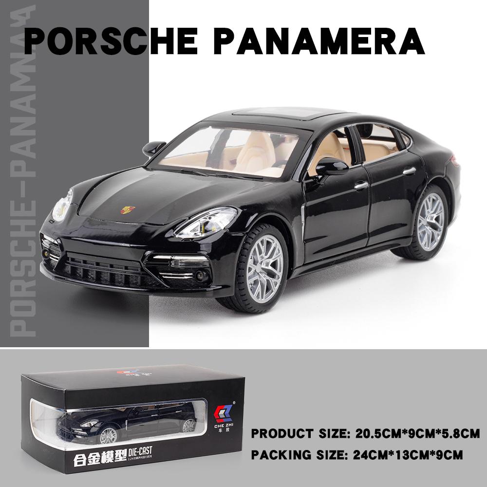 1:24 Литых и Игрушечных Модели Автомобилей Porsche Panamera Симуляция Звука и Света Игрушка с Оттяжкой Коллекция Детских Игрушек Подарок