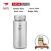 Титановая бутылка для воды KEITH Ti3036 с широким горлышком