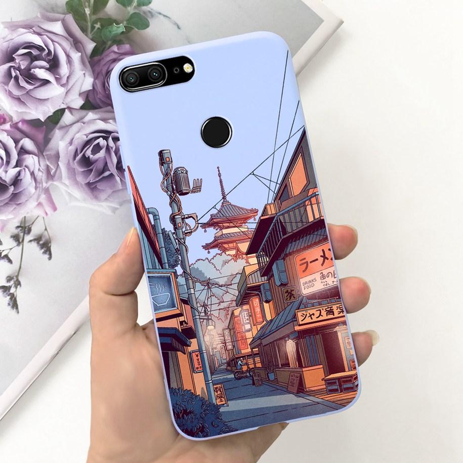 For Honor 9 Lite Case Popular Flower Slim Soft Silicone Coque Phone Cover For Honor 9 Lite LLD-AL10 LLD-L31 Fundas Honor9 Bumper