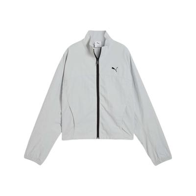 Удобная мягкая универсальная однотонная куртка женская куртка серого цвета 631917-10