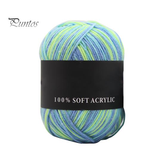 Шерстяная пряжа тройных брендов, мягкая молочно-хлопковая однотонная вязальная пряжа для свитера