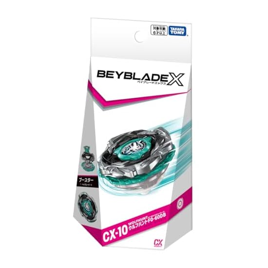 TAKARA TOMY BEYBLADE X CX-10 Бустер Волк Охотник F0-60DB