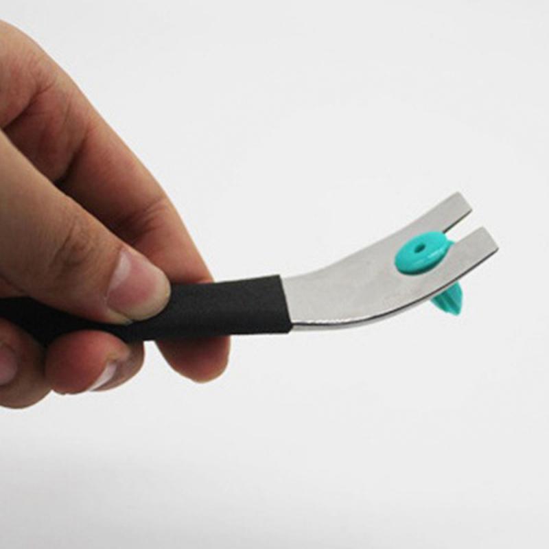 Инструмент для снятия обшивки автомобиля, прочный двухсторонний инструмент из нержавеющей стали, уровень для снятия обшивки, инструмент для снятия дверной панели, отвертка для крепления аудиоразъема