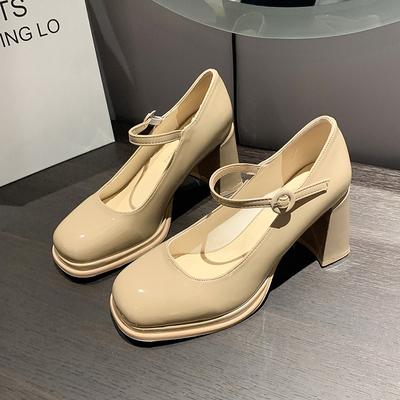 Мода 2024 Новая обувь Женская обувь Модные повседневные туфли без застежек Туфли женские в стиле колледжа Обувь в стиле ретро