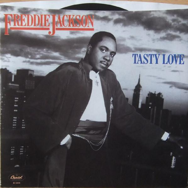 7-дюймовая пластинка FREDDIE JACKSON Tasty Love I Wanna Say I Love You B5616 Capitol Records 1986 США SoulFunk Б/у