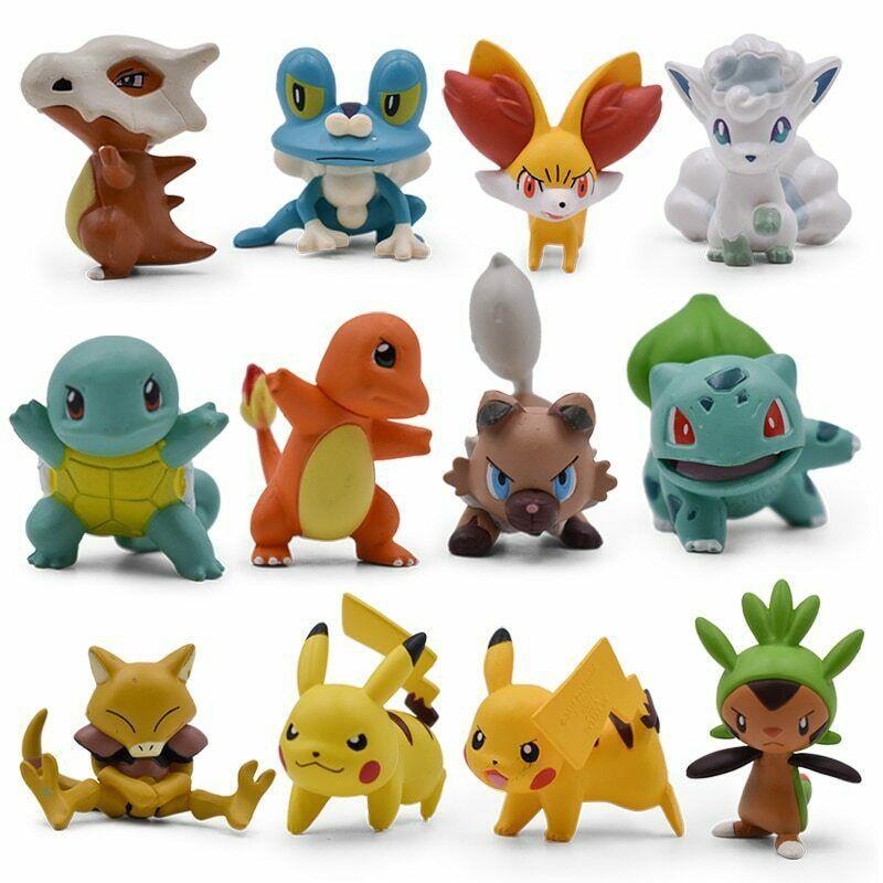 Pokemon 4cm Character Anime Action Toy Figure Model Charmander Cubone Bulbasaur