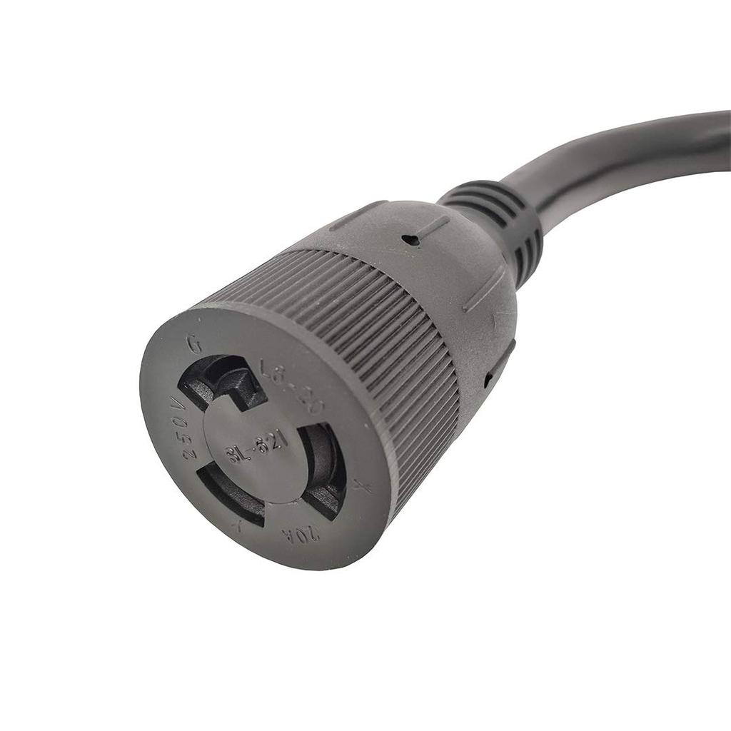 Parkworld 885149 Переходной шнур 30 А Twist Lock L6-30 Вилка папа к 20 А L6-20 Розетка мама