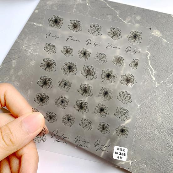 Нежная маникюрная наклейка с мягкой текстурой, 5 стилей, устойчивая к пятнам