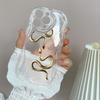 N71 Black Gold Snake Soft Wavy Phone Cases for iPhone 14 Pro Max 13 Mini 15 Plus XR 7 8 6 XS Max 12 11 Protective Bumper Cover
