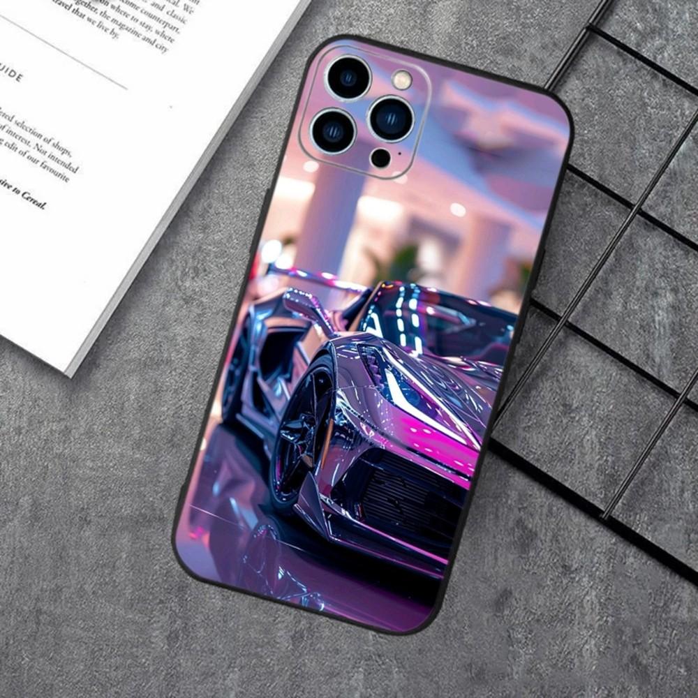 Модный Чехол для Телефона C-CorvetteS C8 C6 Для iPhone 16,15,14,13,12,11,XS,XR,X,8,7,Pro,Max,Plus,mini Силиконовый Черный Чехол