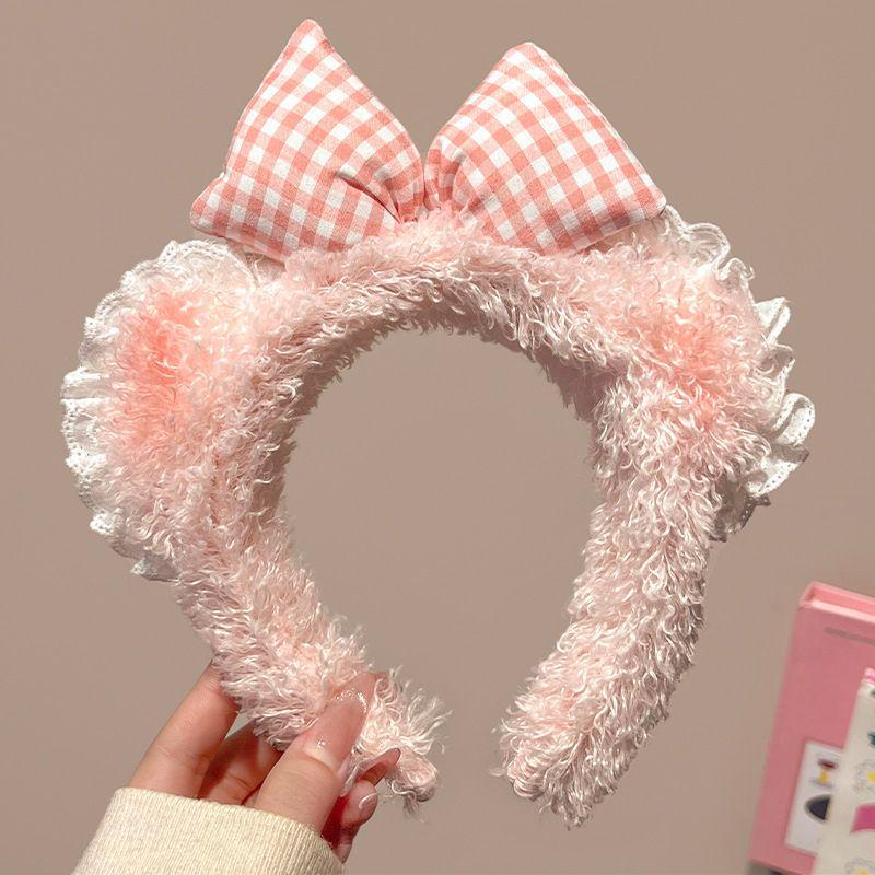 Cute Panda Plush Makeup Headband for Women – Cartoon Ear Design