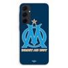Case For Samsung Galaxy A55 Logo Om Olympique De Marseille Blue Background Maniacase