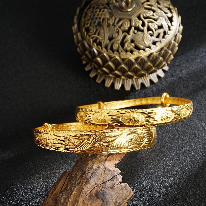 Phoenix Blessing Push-pull Bracelet for Women, Retro High-end Jewelry Bracelet