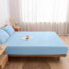 Cotton Fitted Sheet Bedding Sheet Non Slip Mattress Cover Bed Protector Cover Single Double Bed Cover Sofa Cover  with Elastic Band (No Pillowcase)