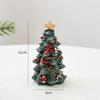Christmas Festival Desktop Ornament - Resin Mini Christmas Tree Ideal Party Supplies & Cute Christmas Gifts for Holiday Decor
