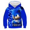 Модные толстовки Sonic 2025 для детей мальчиков девочек детские осенние с длинным рукавом с принтом аниме крутые топы футболки детская одежда