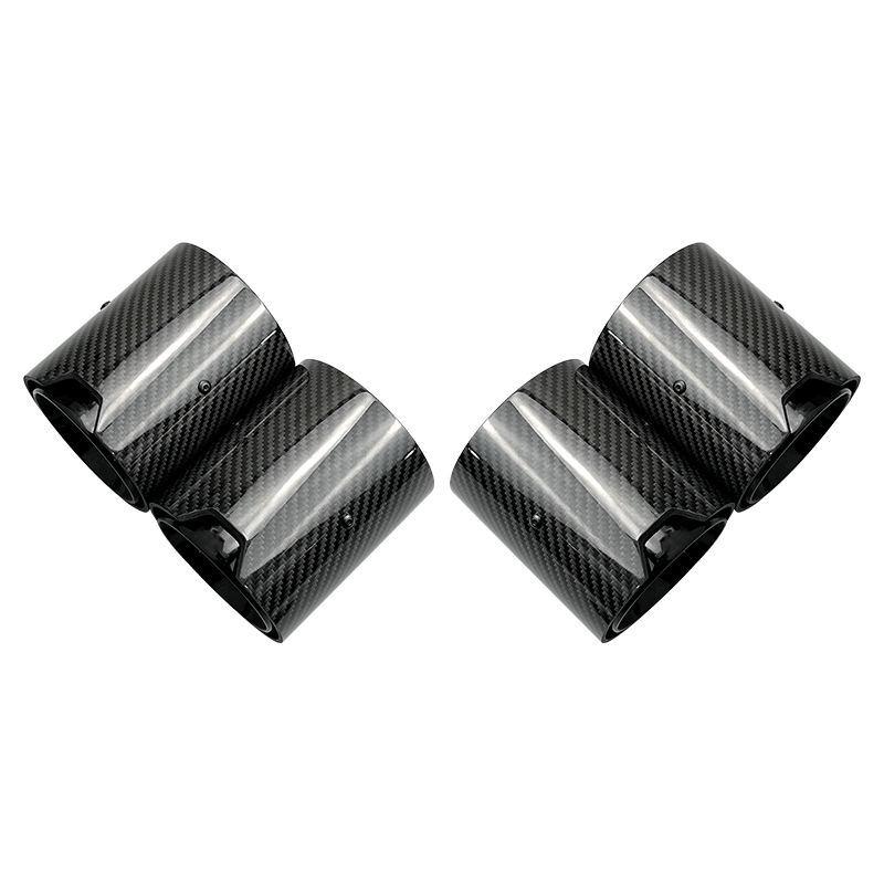 Carbon Fiber & Stainless Steel Muffler Exhaust Tailpipe for BMW M3 G80, M4 G82/G83