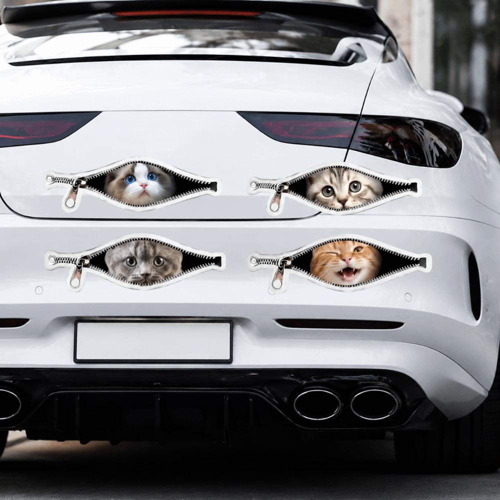 Creative Car Stickers Cat Pet Car Stickers New Car Decorative Sticker Electric Car