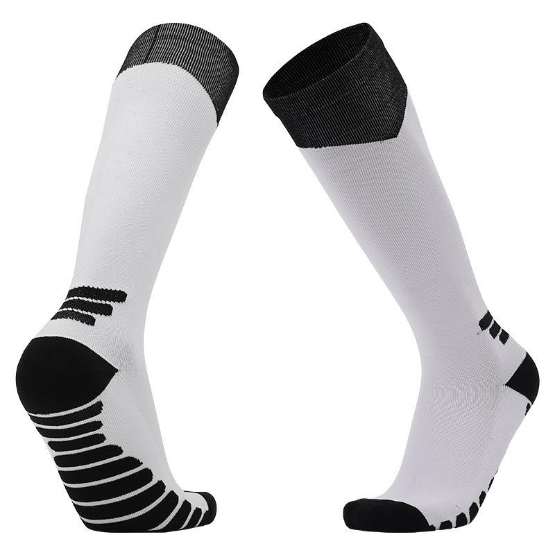 Male Spring and Autumn Thickened Outdoor Cycling Running Marathon High Elastic Lean Leg Pressure Long Socks
