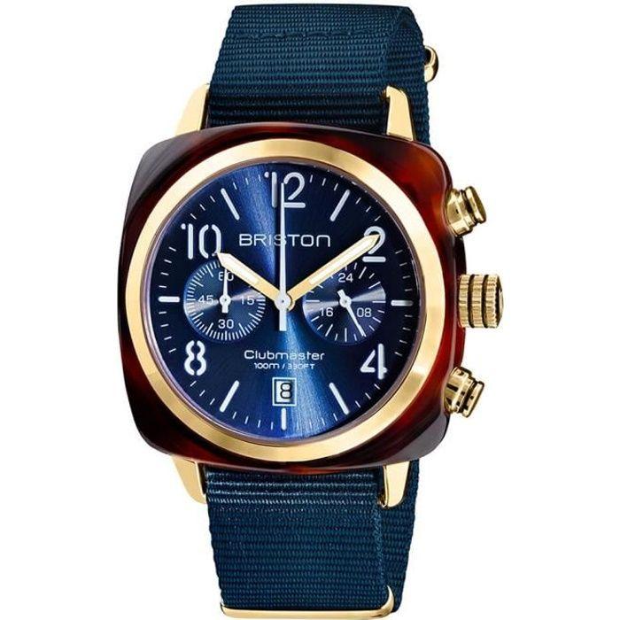 Montre - BRISTON - 19140PYAT33NMB - Or - Bleu Nuit - Quartz - 5 ATM
