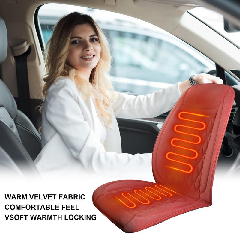 Регулируемая температура переднего и заднего сиденья, подогреваемый чехол для автомобильного сиденья, защитная подушка для стула, подогрев автомобильного сиденья для автомобильных принадлежностей