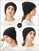 Knit Large Zerost Relaxed Cold Weather Protection Size Loo&c Men's Cap, Size, Watch, Fit, Unisex, [Free - Black]