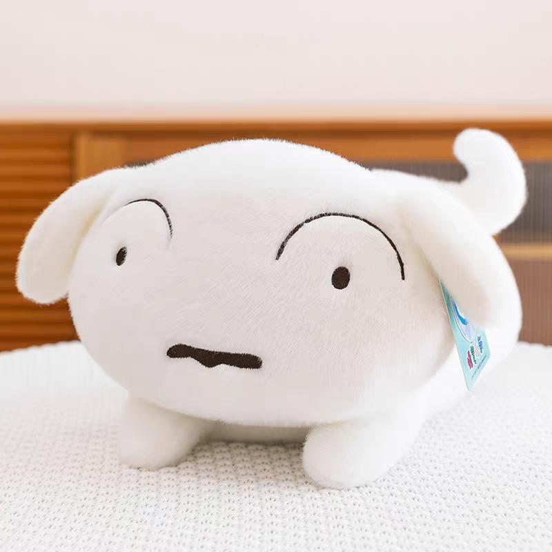 Little White Plush Doll Cartoon Animation Pet Puppy Doll Ornament Birthday Gift