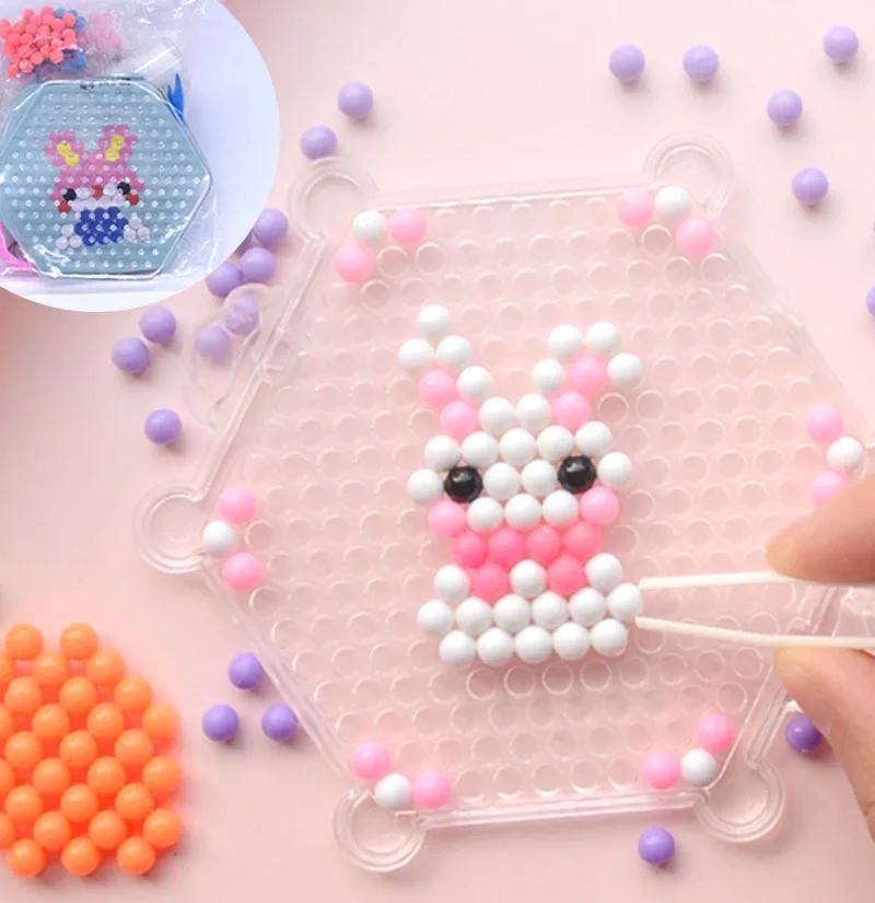 Волшебные водные бусины 5 мм 3D DIY для детей Пазл Детские обучающие и развивающие игрушки Подарки для мальчиков и девочек Набор Монтессори Аквамозаика
