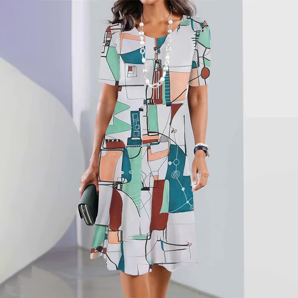 Женские элегантные платья летнее платье средней длины