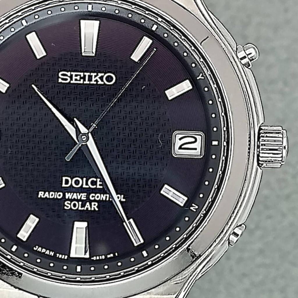 """За пределами измерений""" SEIKO Seiko Dolce Solar Radio SADZ015""" (7B22-0AK0) Дата Рабочее Состояние Запасная Вторичная Батарея
