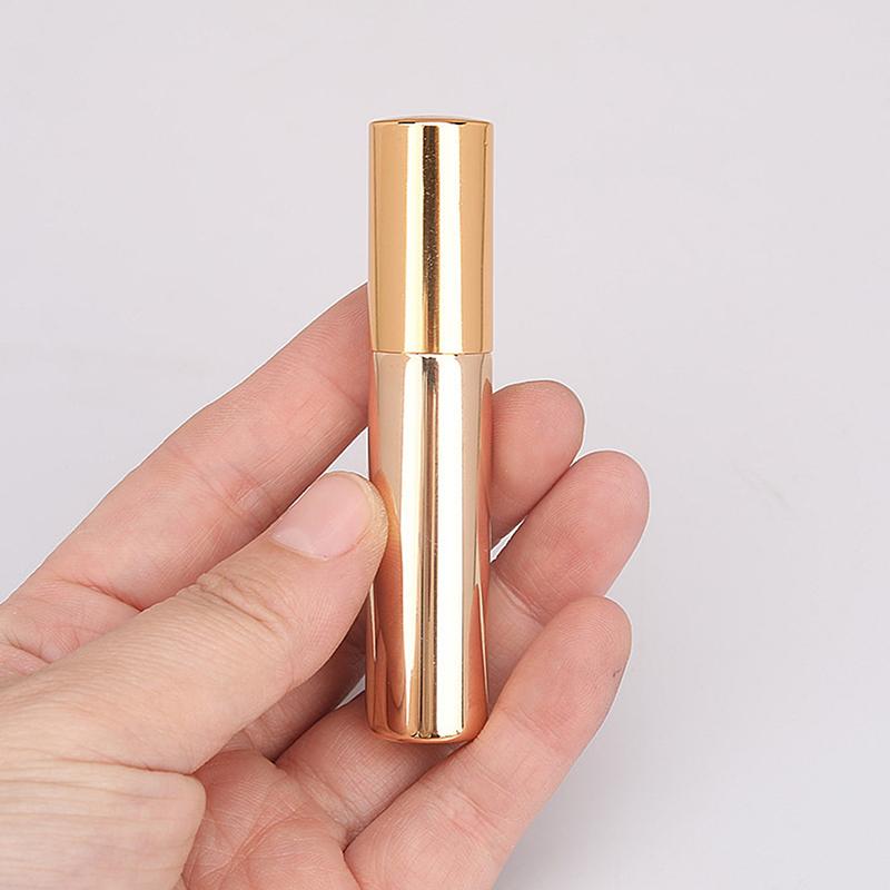 10Ml Portable Uv Glass Refillable Perfume Bottle With Aluminum Atomizer Spray Bottles Sample Empty Containers