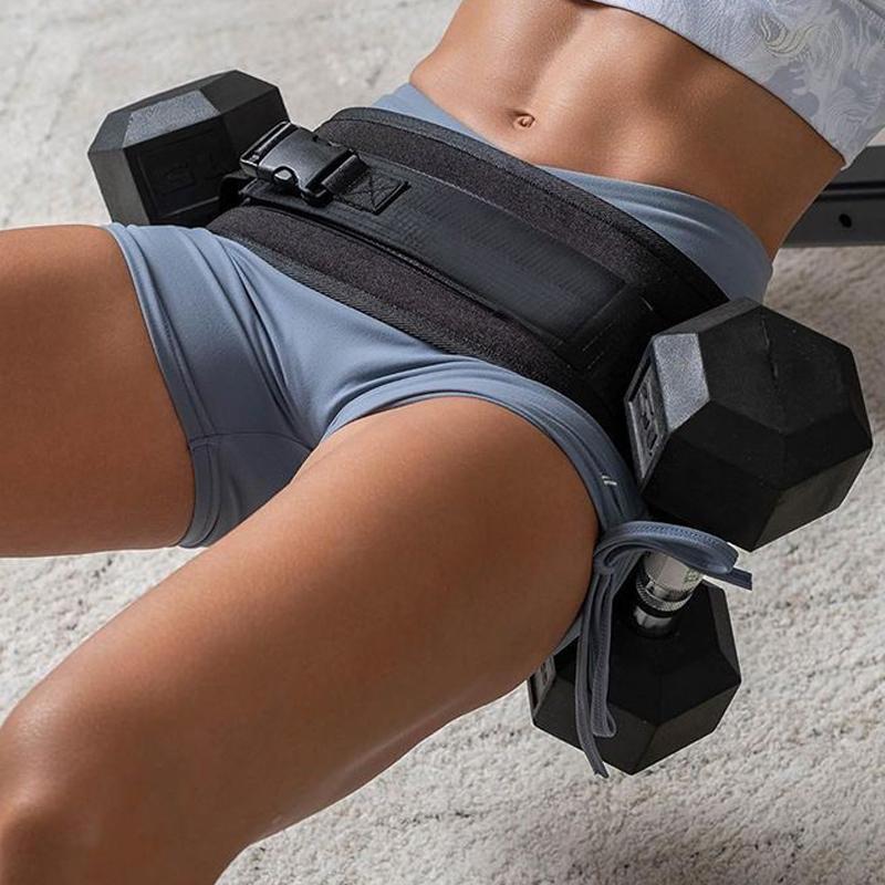 Adjustable Resistance Ergonomic Design Exercise Hip Thrust Hip Training Belt Weighted Belt Weighted Waist Training Belt