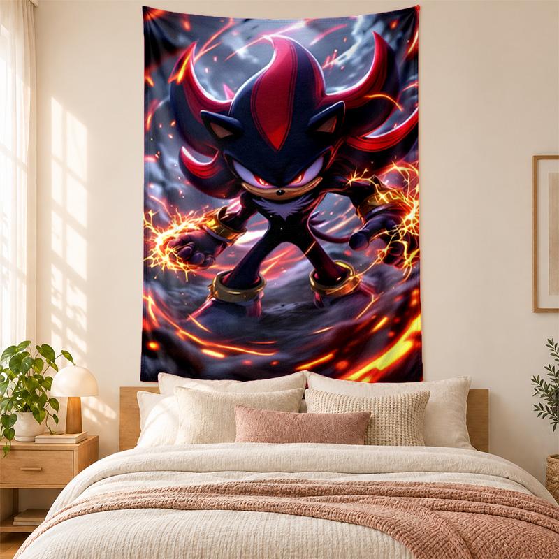 Sonic Tapestry highquality for decorating living room bedroom dorm walls ideal as bedroom wallart orholiday gift