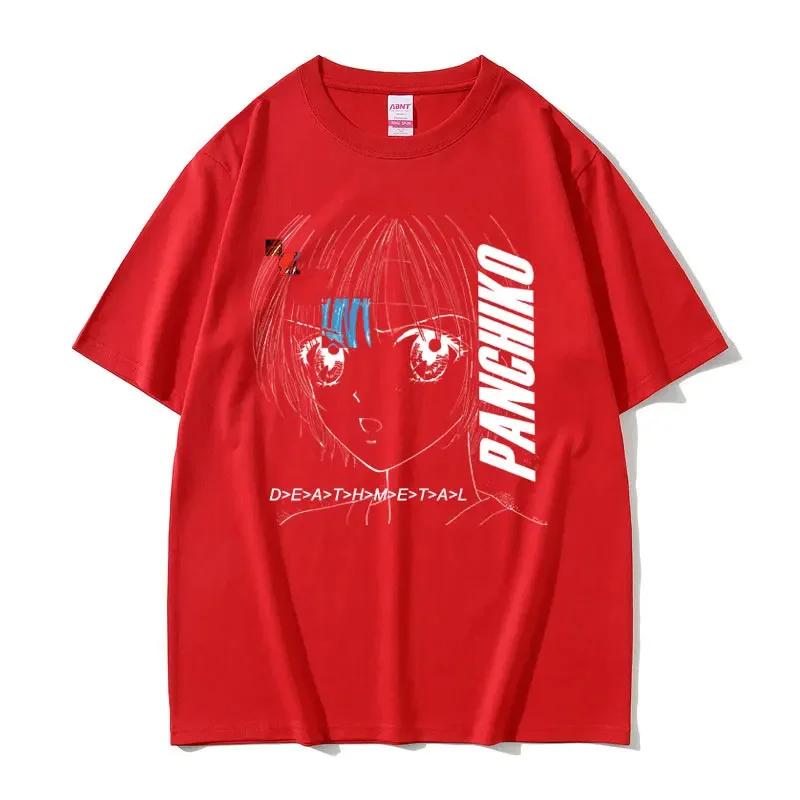 Rock Band Panchiko DEATHMETAL Album Graphic Print Tshirt Unisex Unisex Vintage Casual Tshirts Male Oversized Tees Gothic Streetwear