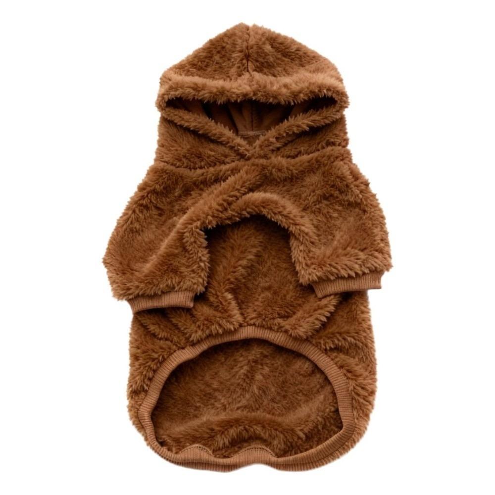 Флисовый материал Одежда для собак Мягкая одежда для питомцев Уютная толстовка для собак Зимний сезон для средних и крупных собак
