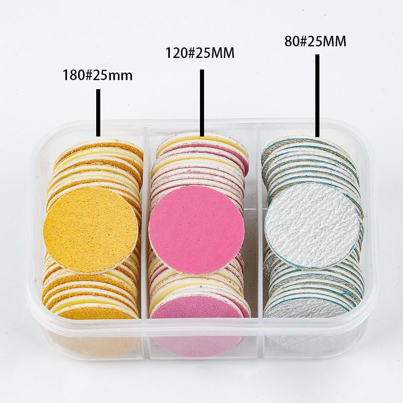 Диск для педикюра 25 мм со сменной наждачной бумагой для удаления мозолей Электрический универсальный инструмент для чистки стоп от огрубевшей кожи