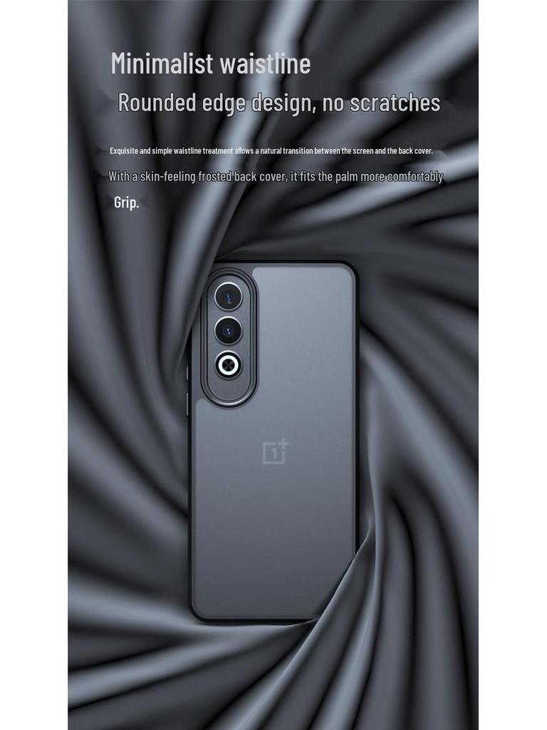 Матовый чехол OnePlus Nord5 с ощущением кожи, с подушкой безопасности, заглушкой от пыли и защитой от падения для OnePlus 13T.