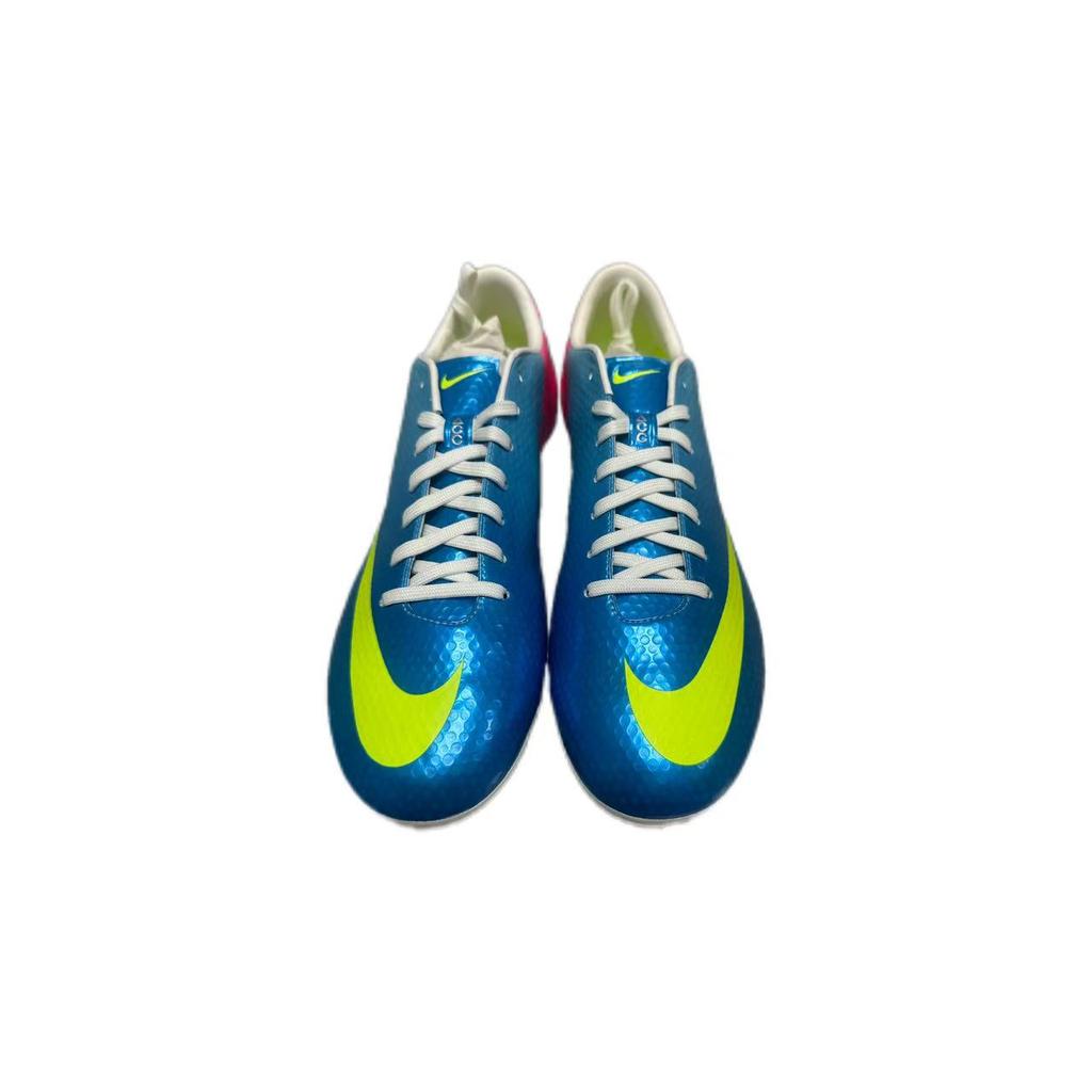 Nike Mercurial Vapor 9 SG Pro Удобные Универсальные Прочные Футбольные Бутсы Мужские Футбольные Бутсы Небесно-Голубые 555607-474
