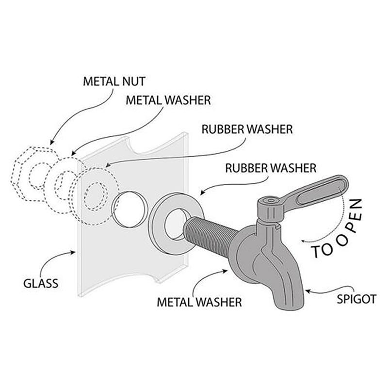 Сменный смеситель для винной бочки, кран для диспенсера для водопроводной воды из нержавеющей стали, удобный высокотемпературный кран