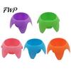 Bottle Holder Cup for Beach with Bold Colors Stackable Portable Drink Accessories Phones Snacks Sunscreen Sand-Free Organizer Travel Camping